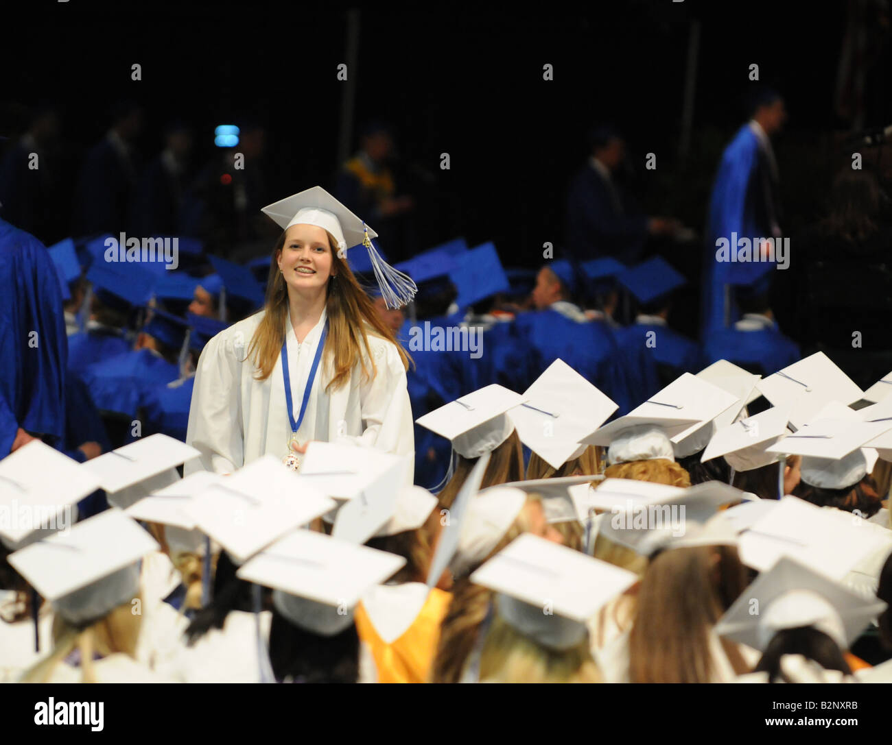 High School Graduation Bingham Stock Photo Alamy