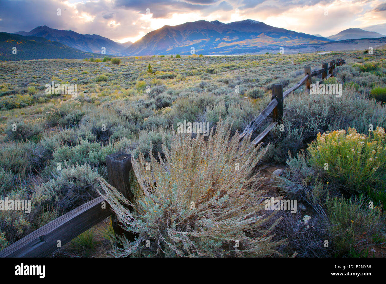 Sunset, San Isabel National Forest, Colorado Stock Photo - Alamy