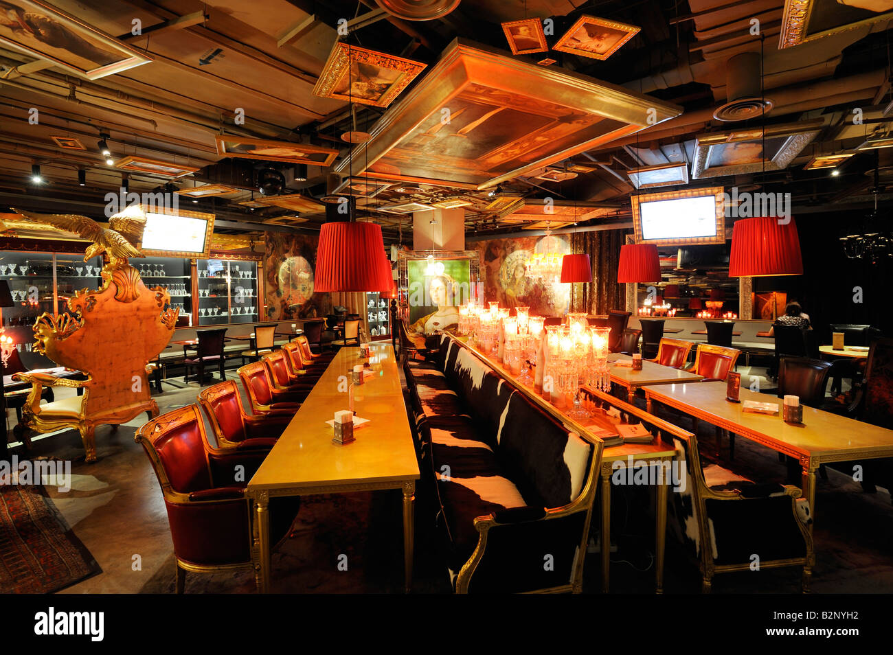 The Lan Club in Beijing, China. 31-Jul-2008 Stock Photo