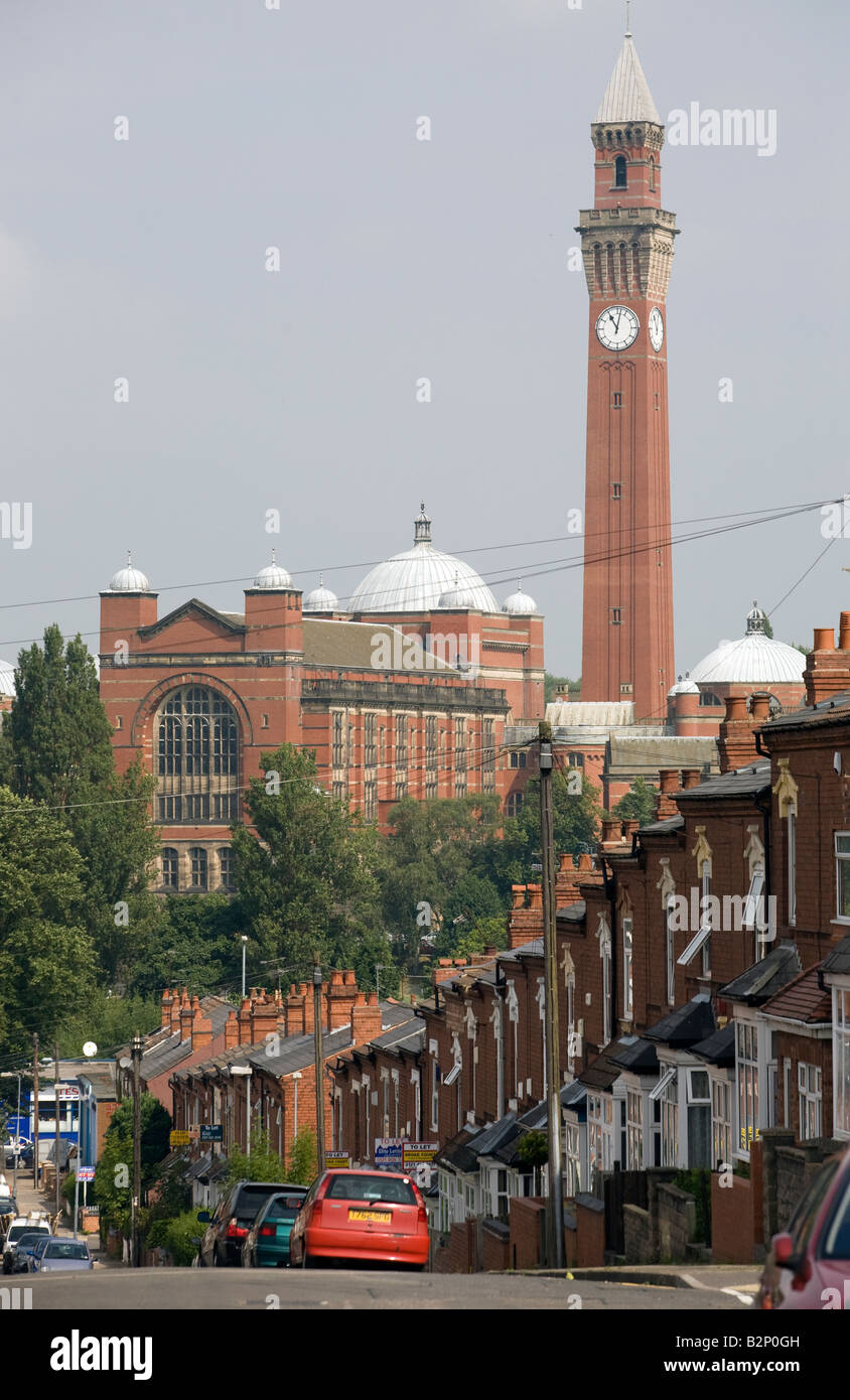 The famous clock tower at University of Birmingham England UK Stock