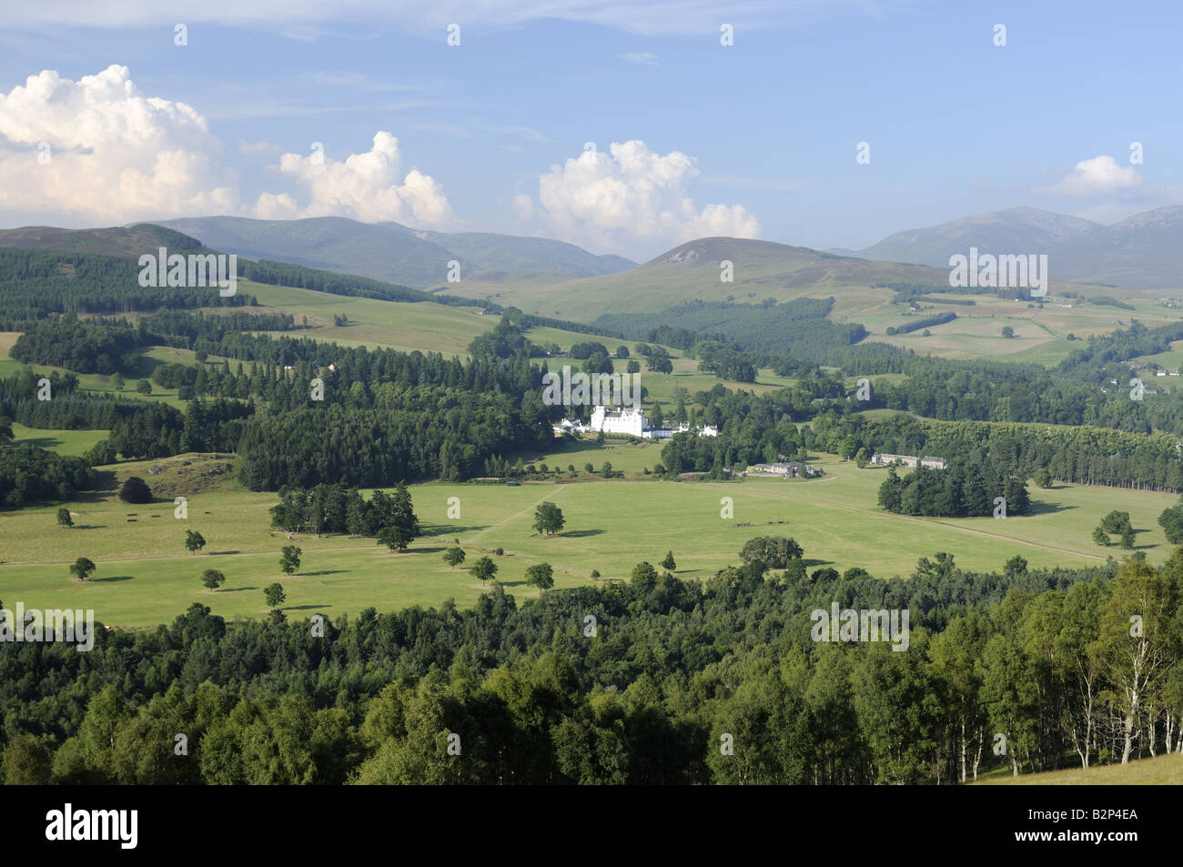 Blair Castle in the heart of Highland Perthshire Stock Photo