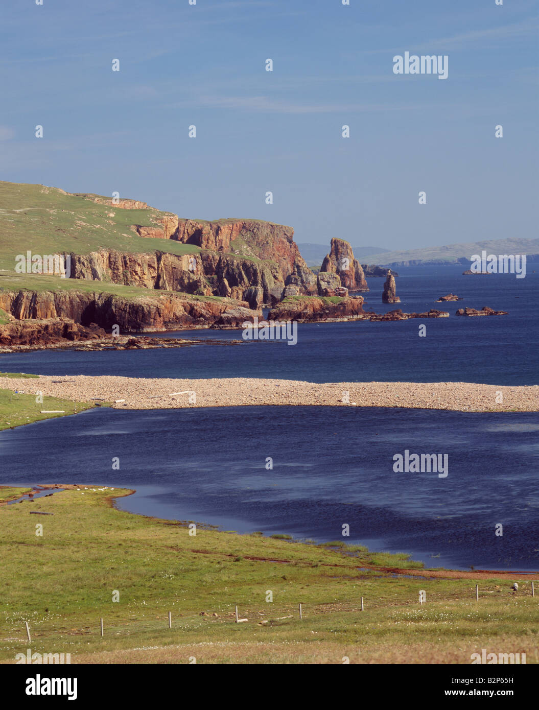 The Neap, Braewick, Esha Ness, North Mainland, Shetland Isles, Scotland, UK Stock Photo