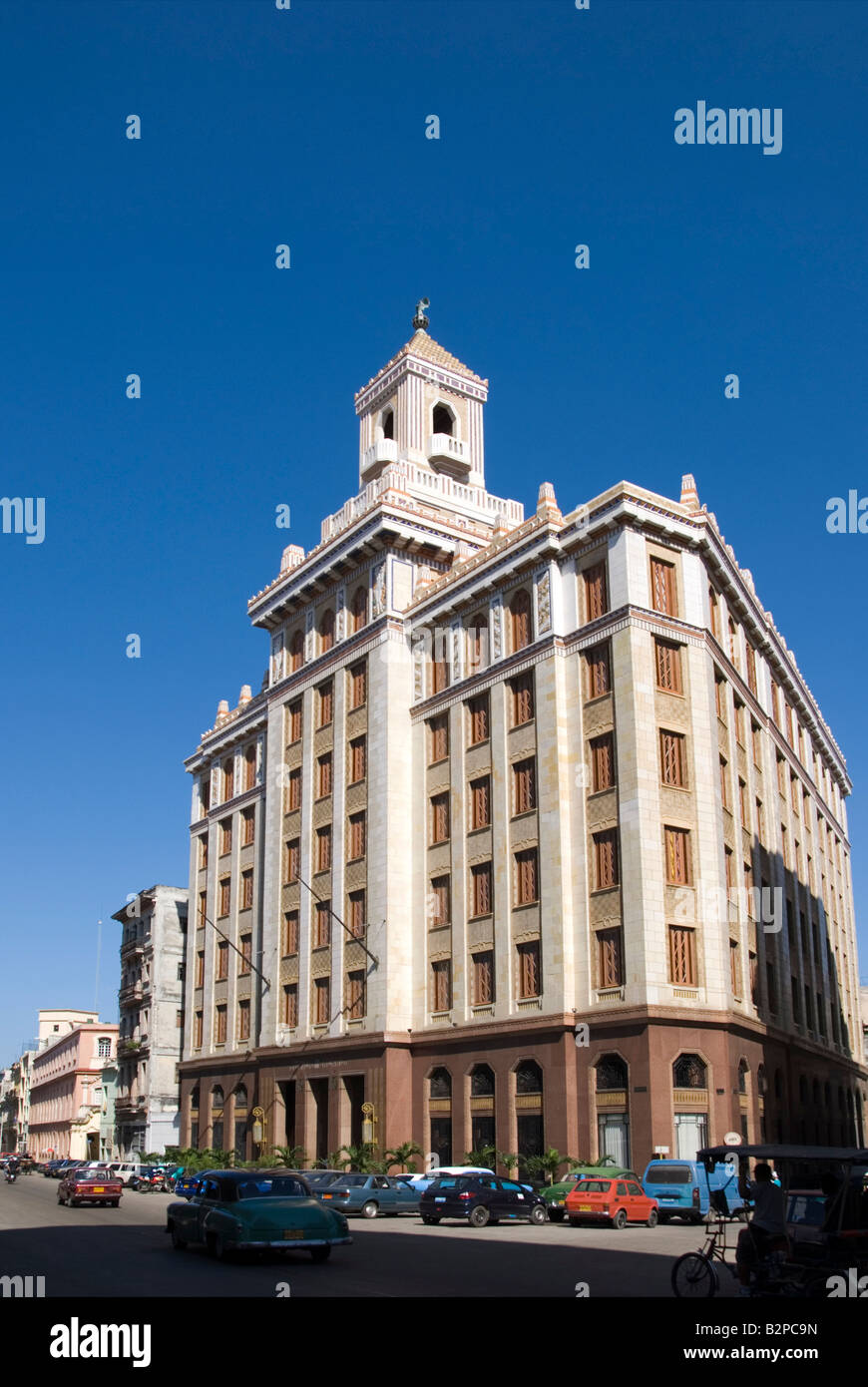 Colonial building Edificio Bacardi in La Habana Vieja Havana Cuba Stock Photo