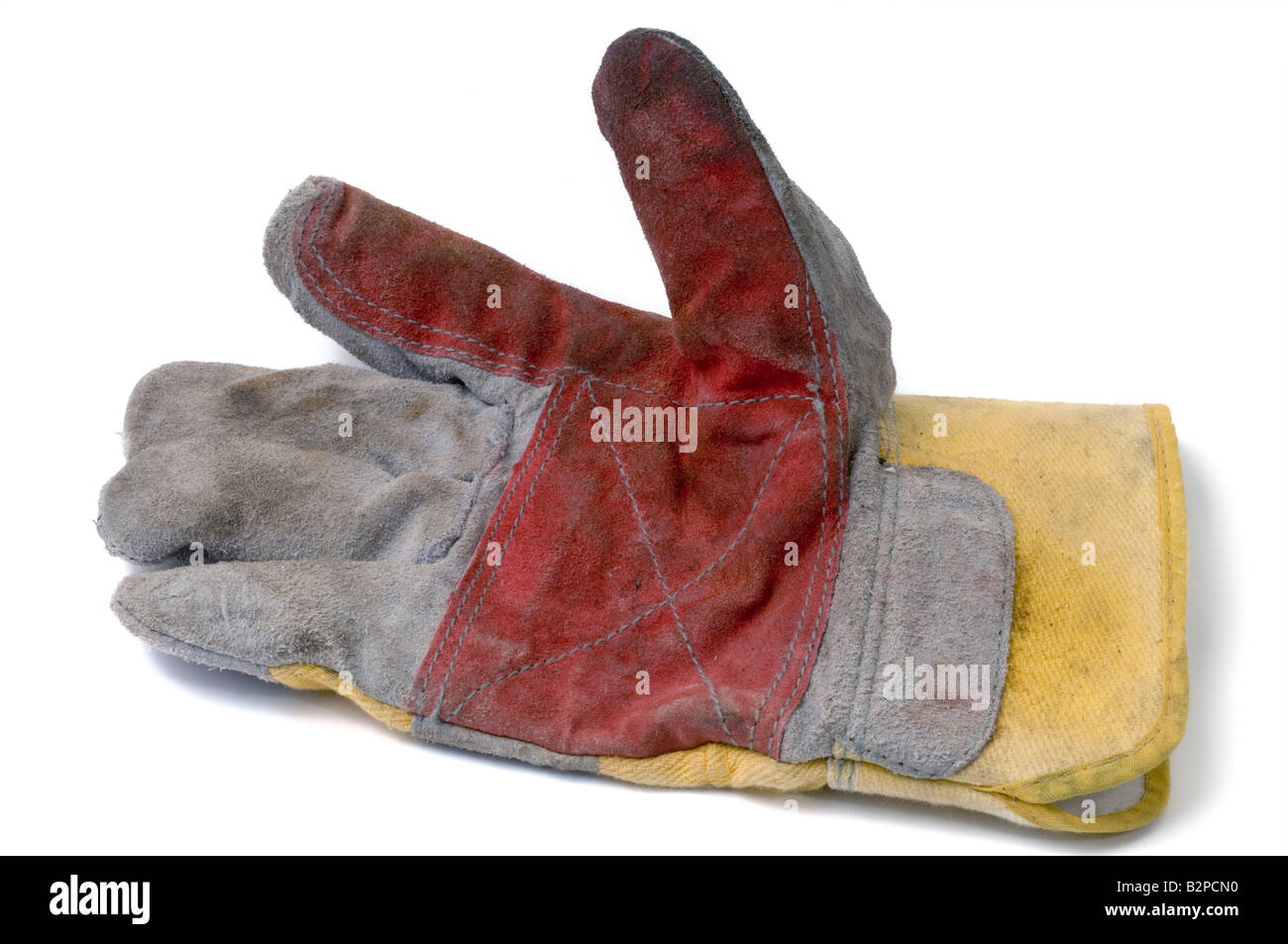 Old workmans glove Stock Photo