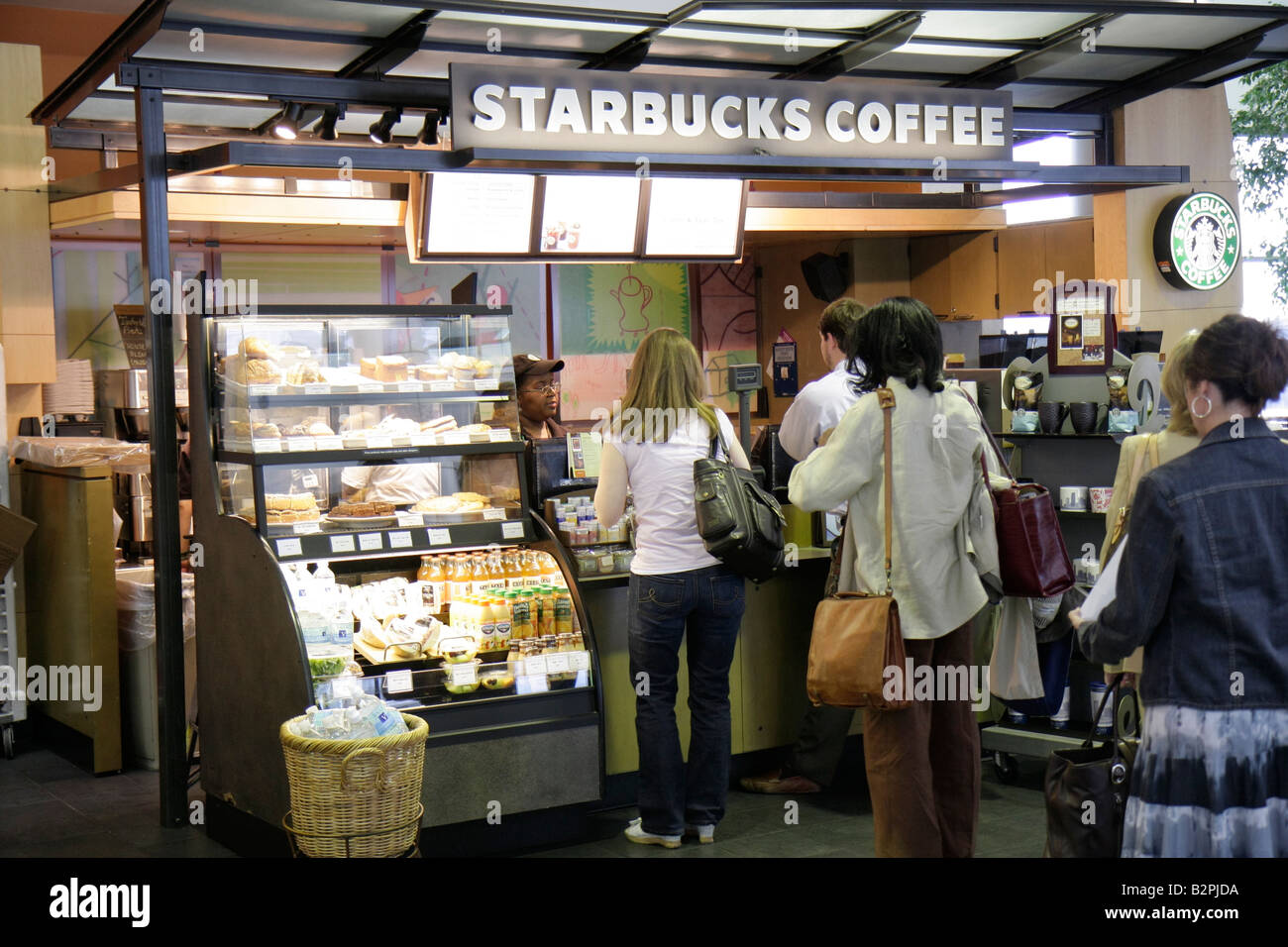 Florida miami airport starbucks coffee High Resolution Stock