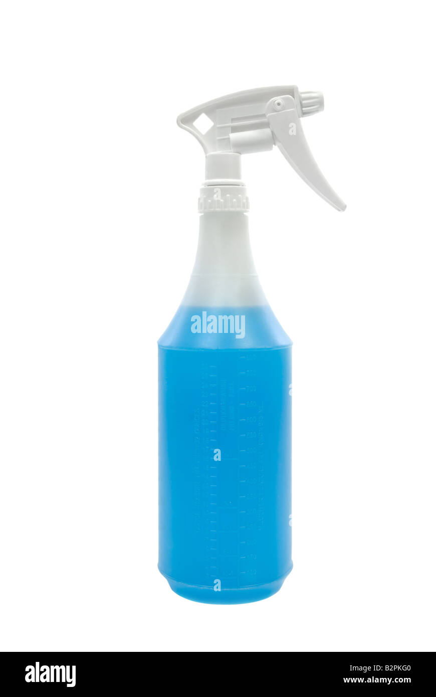 A bottle of industrial spray cleaner isolated on white Stock Photo Alamy