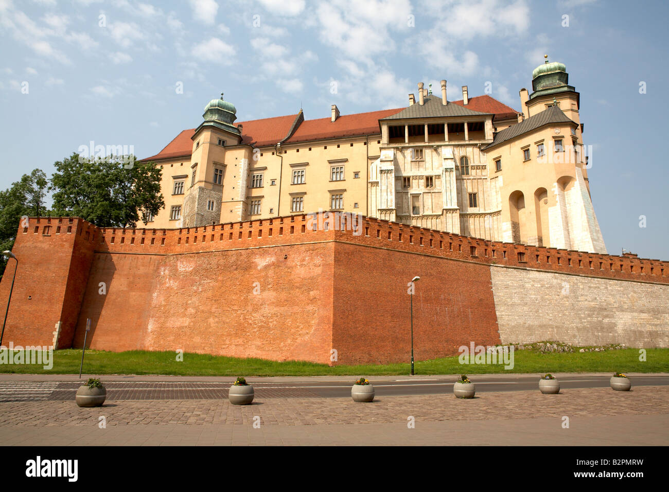 Poland Malopolska Krakow Royal Wawel Castle Stock Photo
