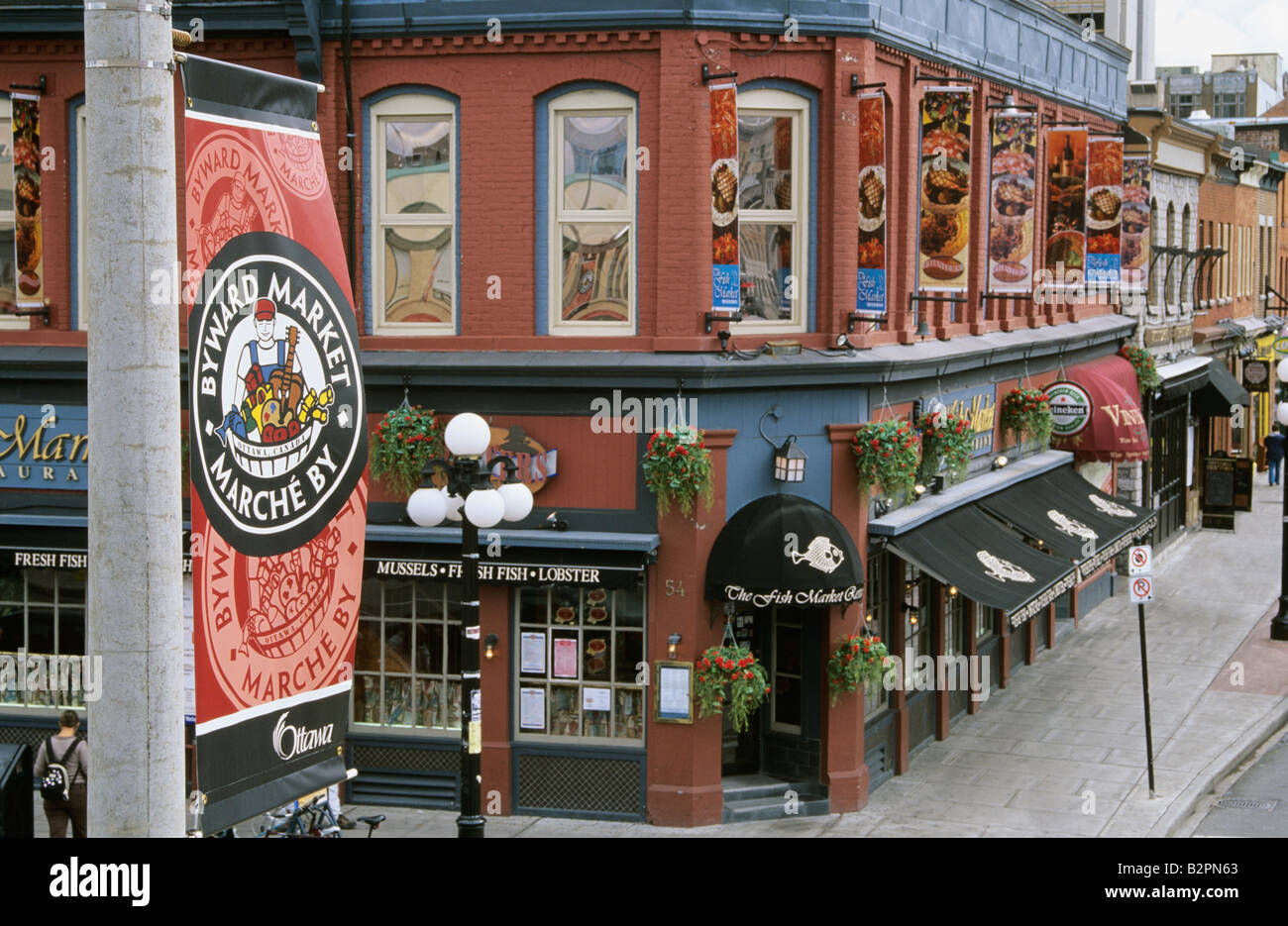 Byward Market Ottawa Ontario Canada Stock Photo Alamy