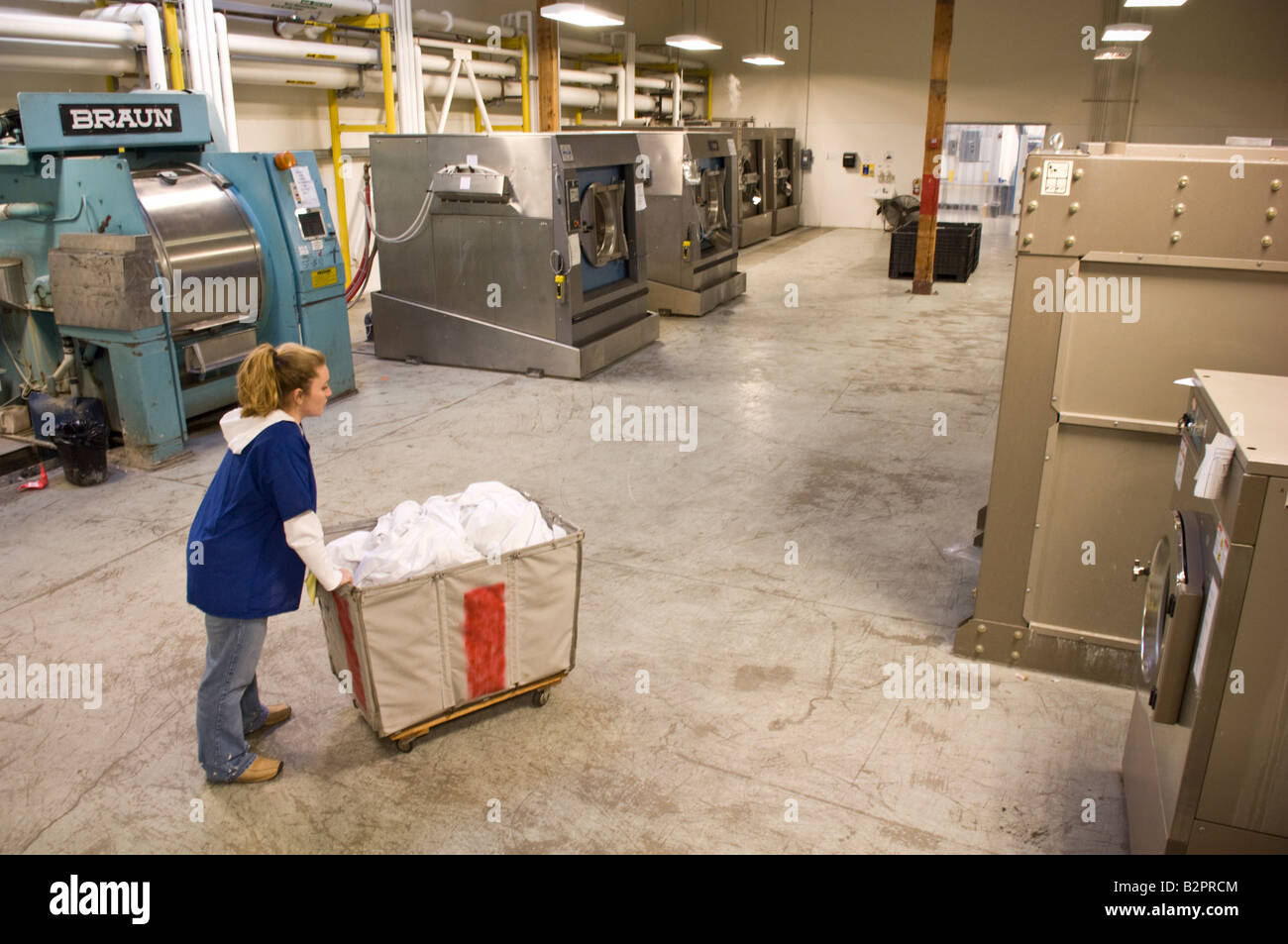 Commercial laundry facility in Kent, Washington operated by Northwest