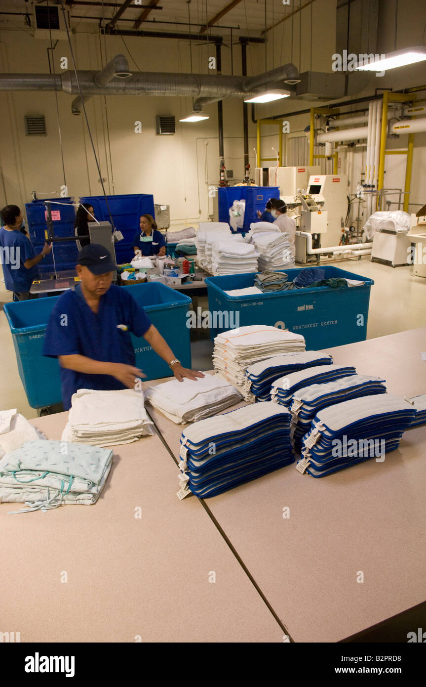 Commercial laundry facility in Kent, Washington operated by Northwest