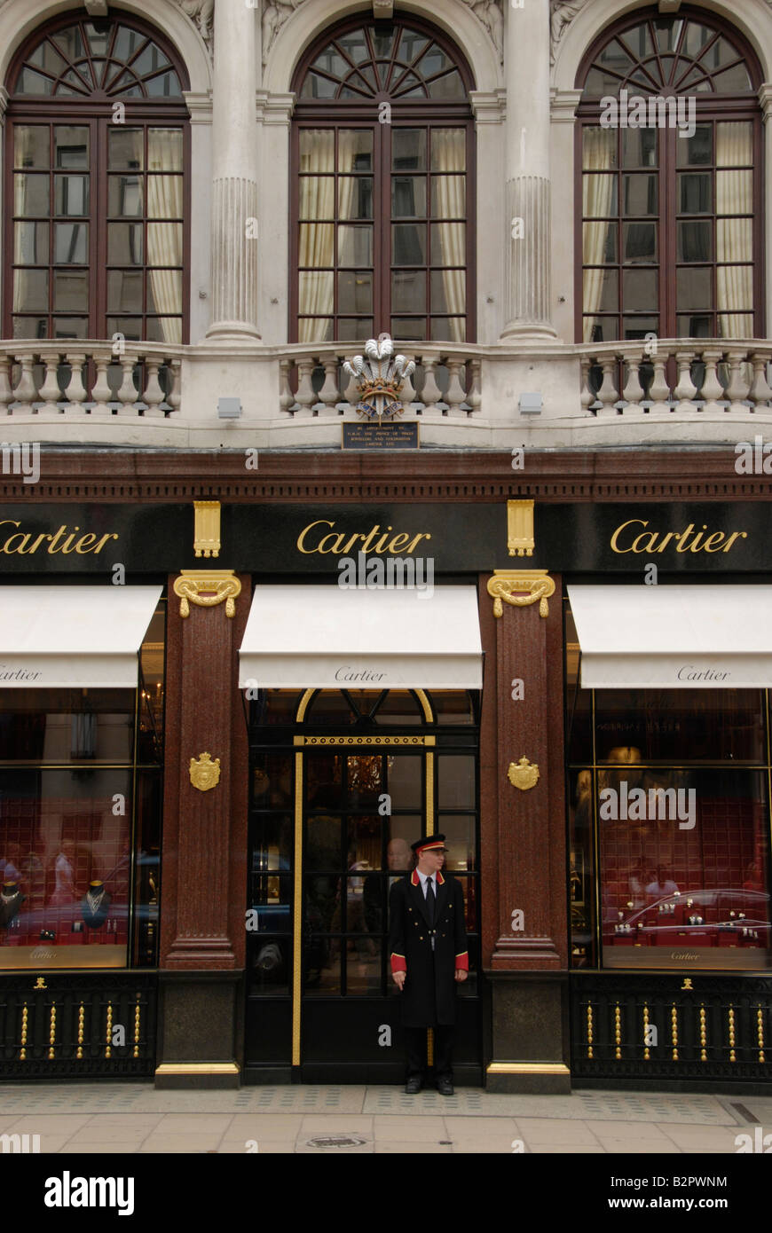 Cartier Store Front On Old Bond Street Stock Photo - Download