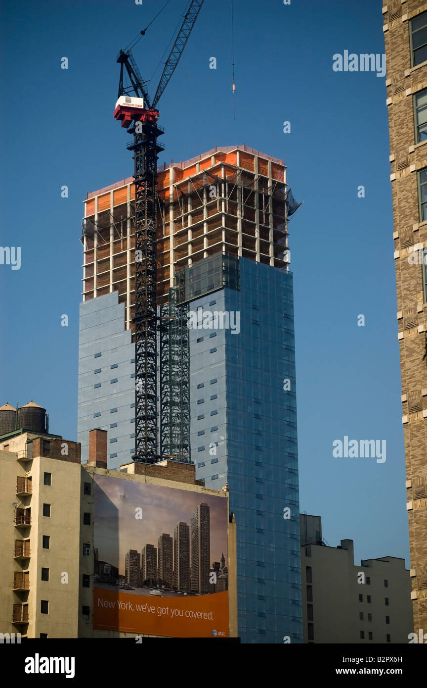 The Trump Soho Hotel Condominium on Spring Street is seen in New York on Saturday August 2 2008 Frances M Roberts Stock Photo