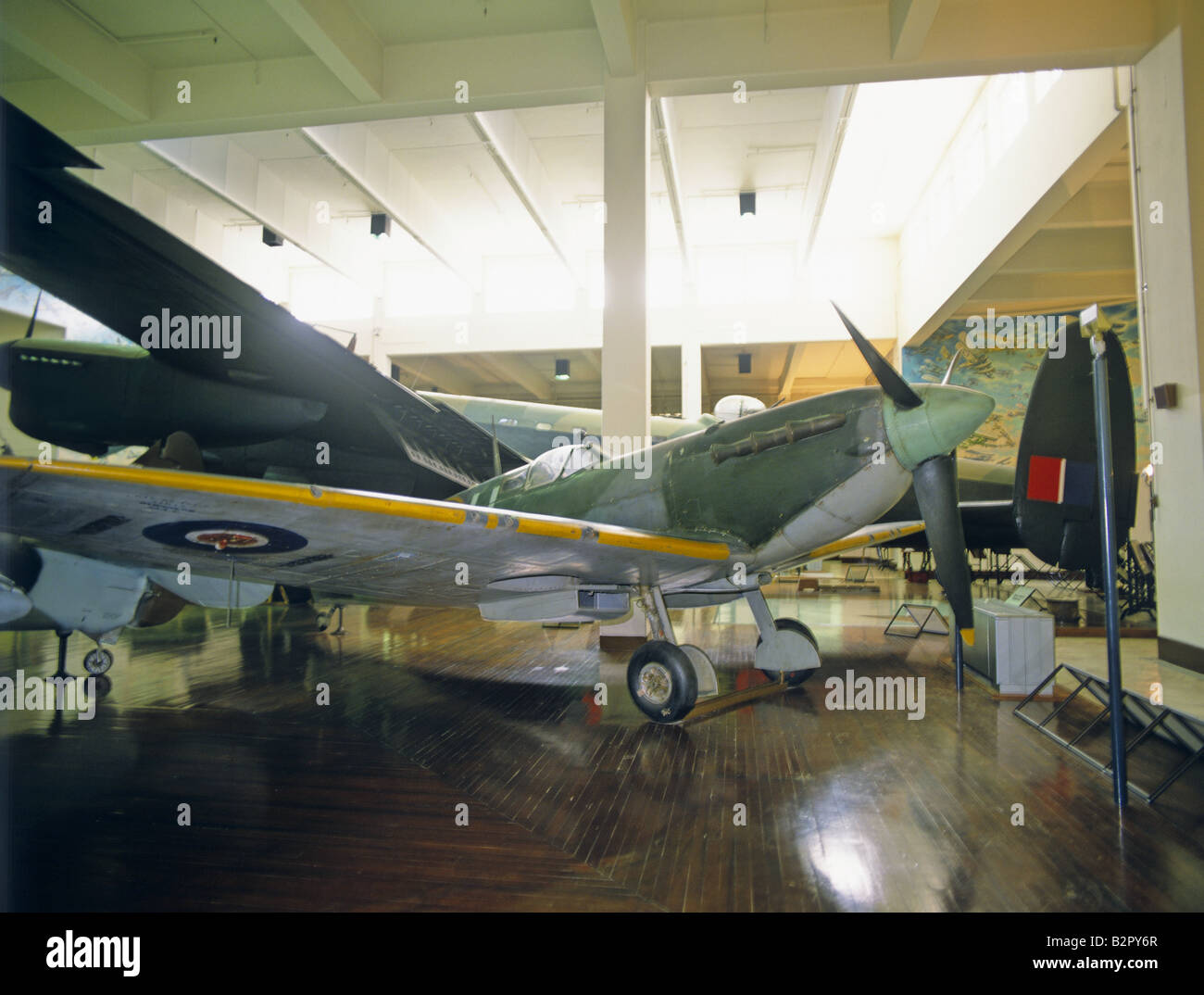 Supermarine Spitfire on display at the Australian War Memorial Canberra Australia Stock Photo