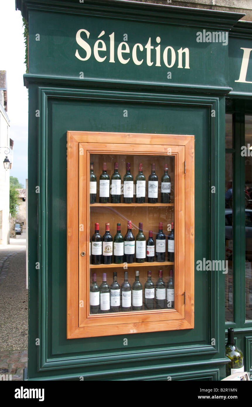 Bordeaux, france wine shop hi-res stock photography and images - Alamy