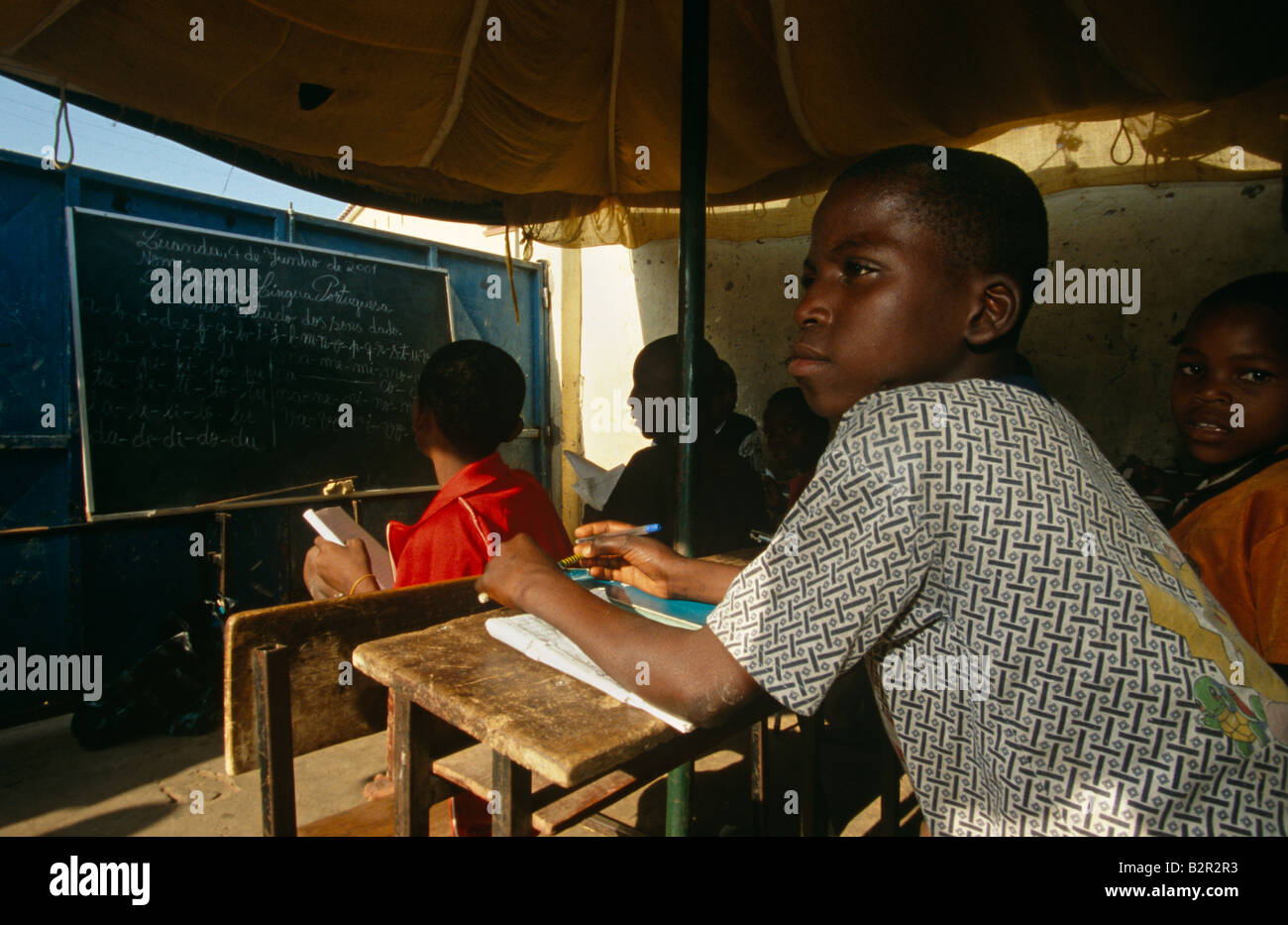 Boys in a classroom in Luanda, Angola Stock Photo - Alamy