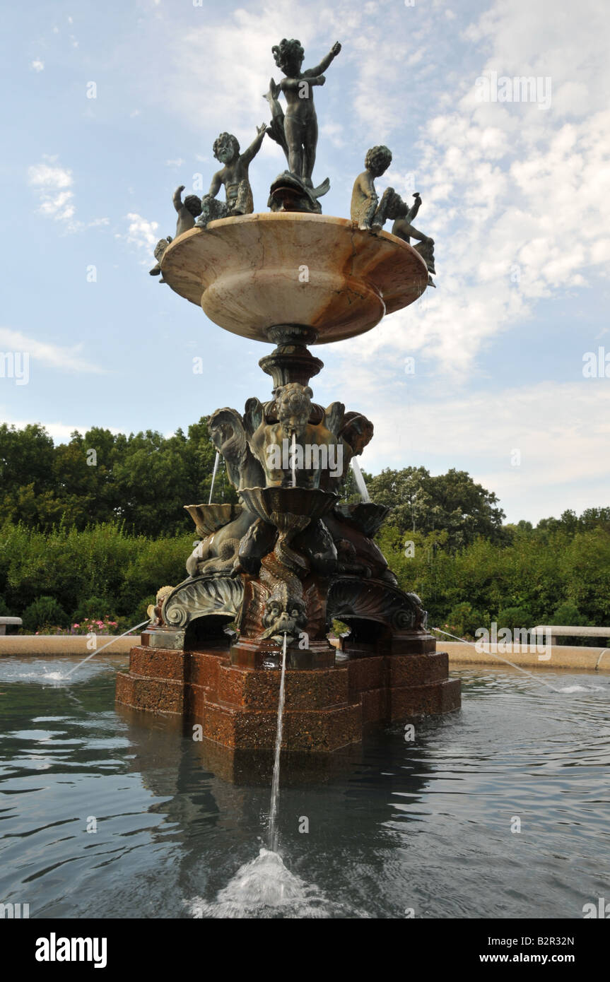 Water fountain Harriet Lake, Minnesota Stock Photo Alamy