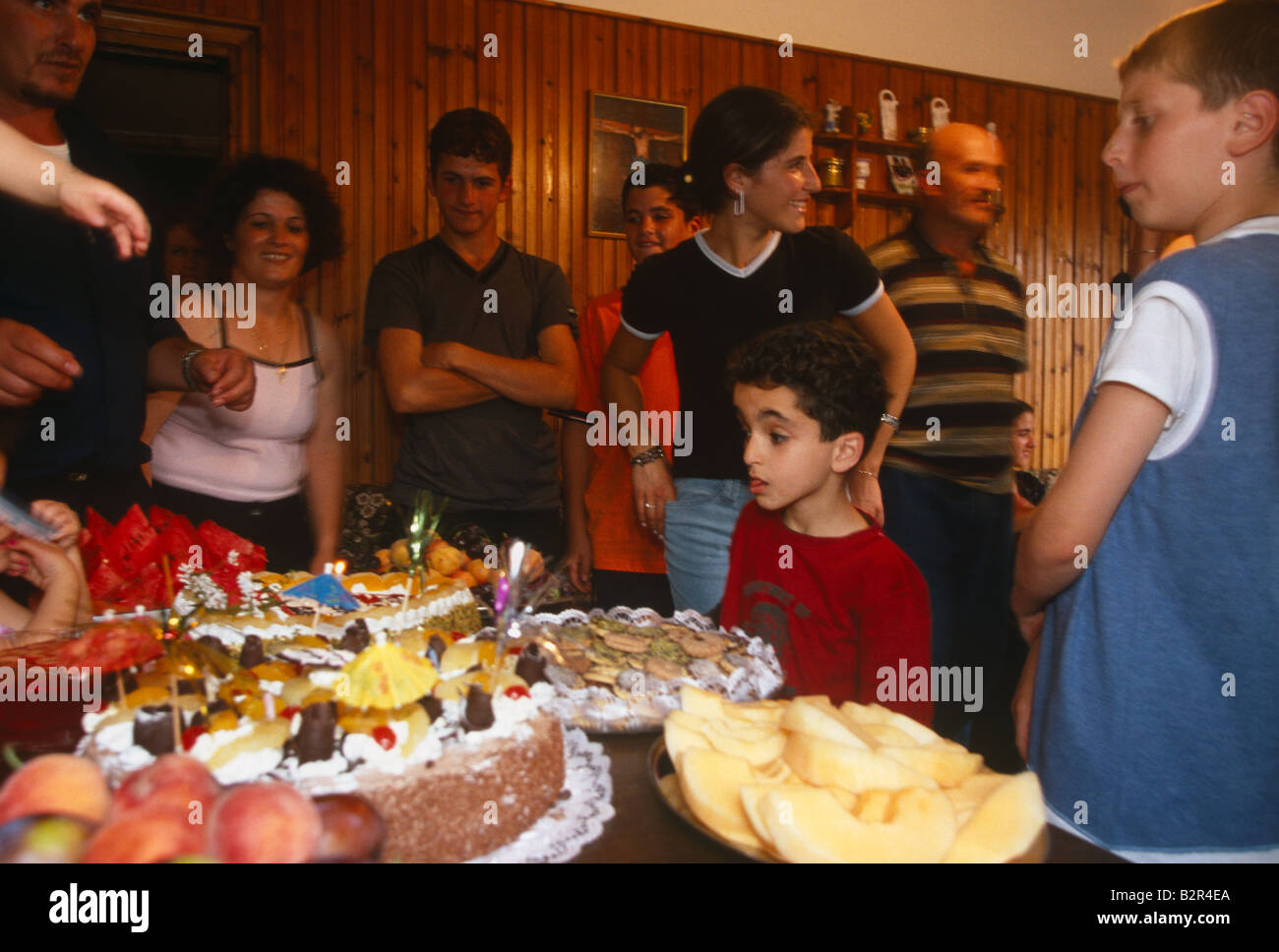A birthday party in Beirut, Lebanon Stock Photo Alamy