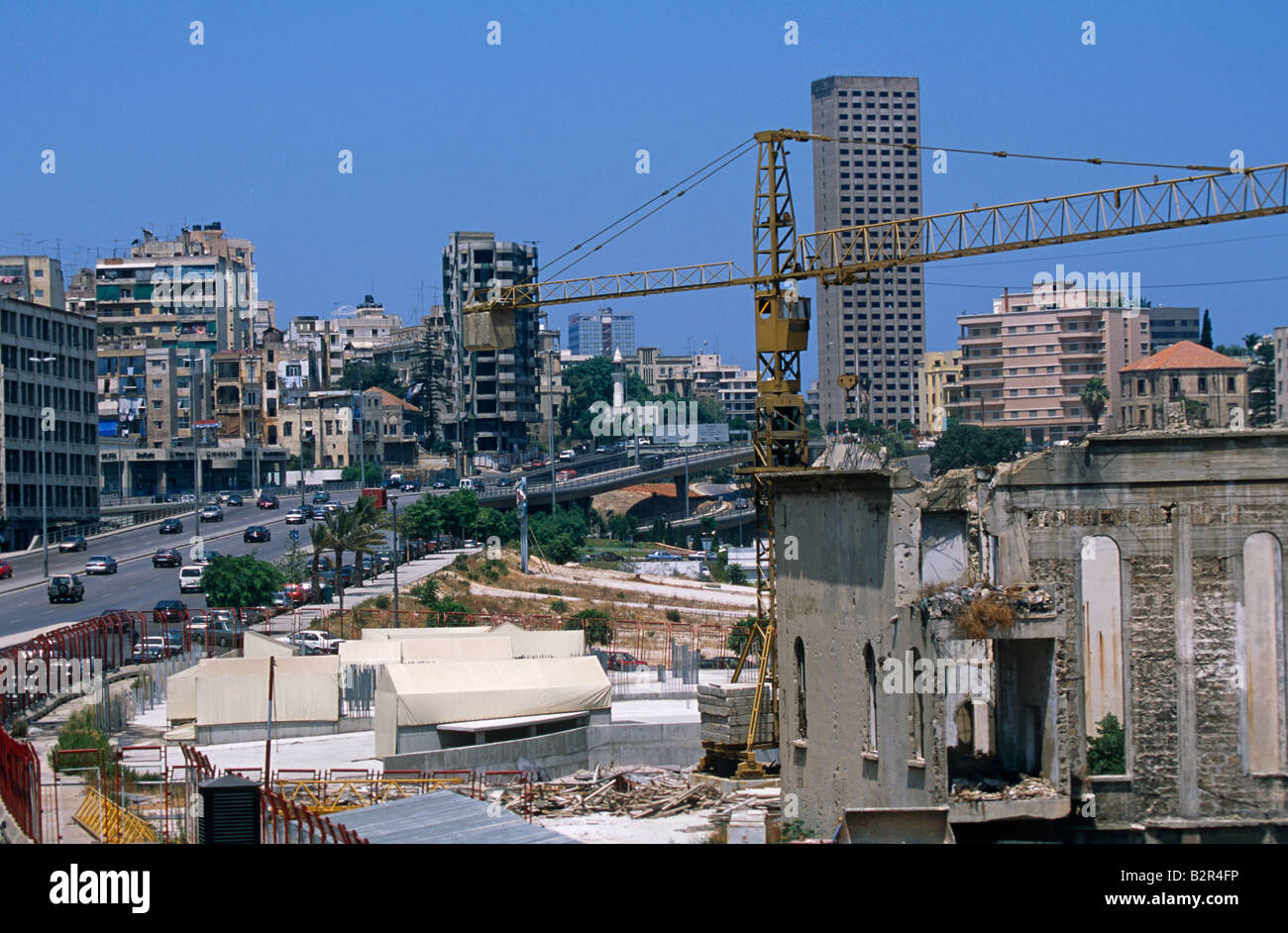 Buildings under construction beirut lebanon hires stock photography