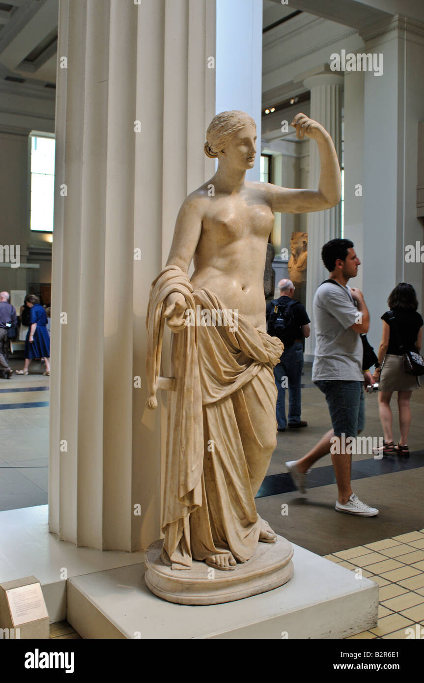 Sculpture of Venus, British Museum, London Stock Photo - Alamy