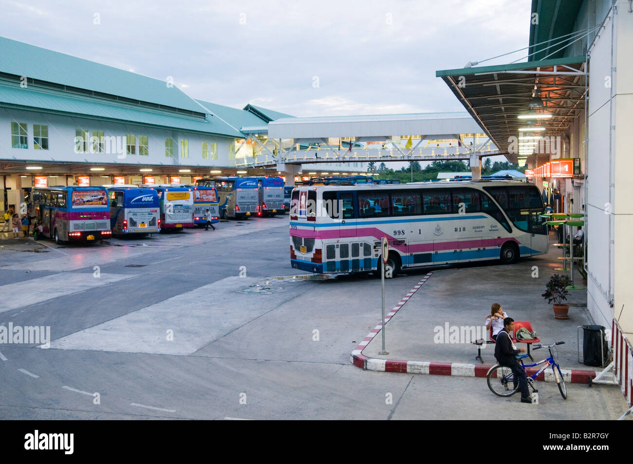 Southern Bus Terminal in Bangkok, Thailand Stock Photo - Alamy