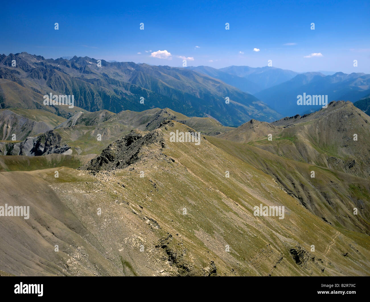 the highest european pass at 2715 metres the cime col de la bonnette restefond alpes maritimes mercantour french alps france eu Stock Photo