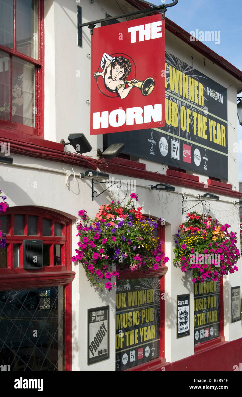 The Horn, A Famous Live Music Pub, Saint Albans, Hertfordshire. Stock Photo