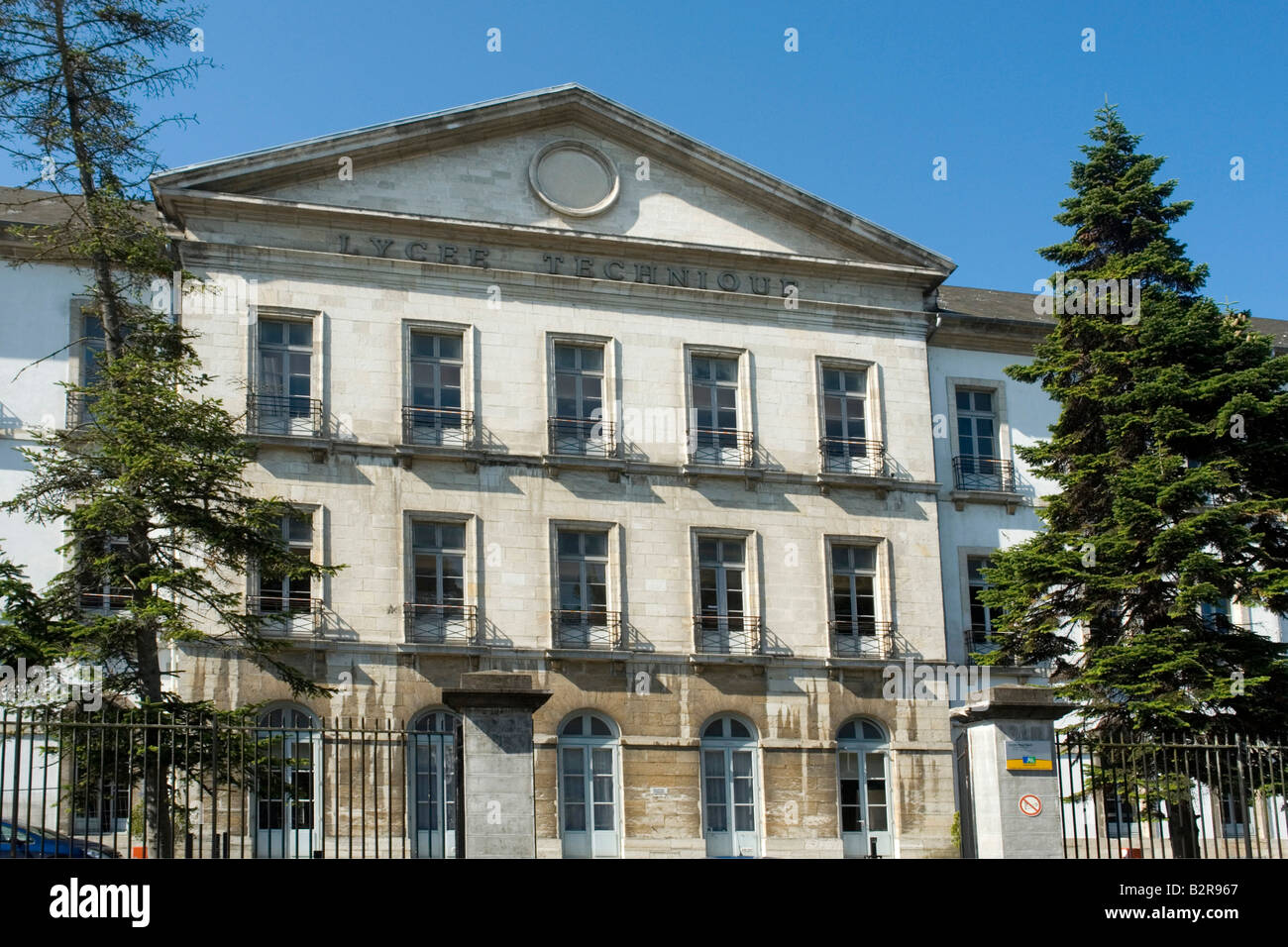 Lycee Technical PAul Bret Bayonne Aquitaine France Stock Photo