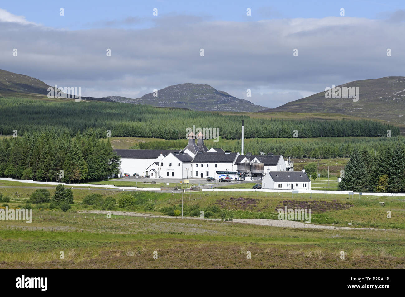 The Dalwhinnie Distillery is the highest in the UK Badenoch and Strathspey Invernessshire