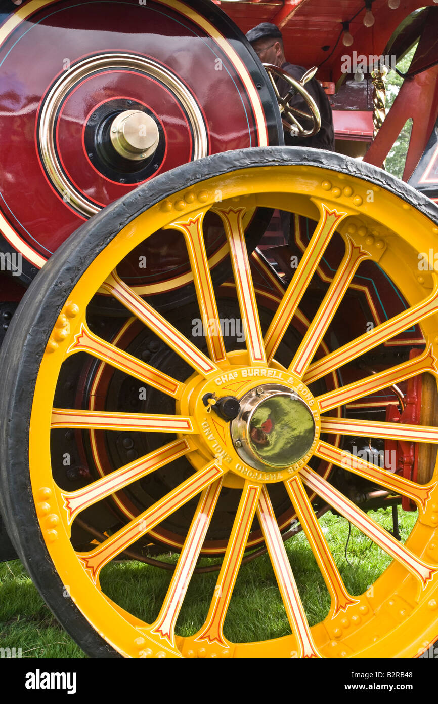 Showman's Road Locomotive at the Masham Steam Engine and Fair Organ Rally, North Yorkshire Stock Photo