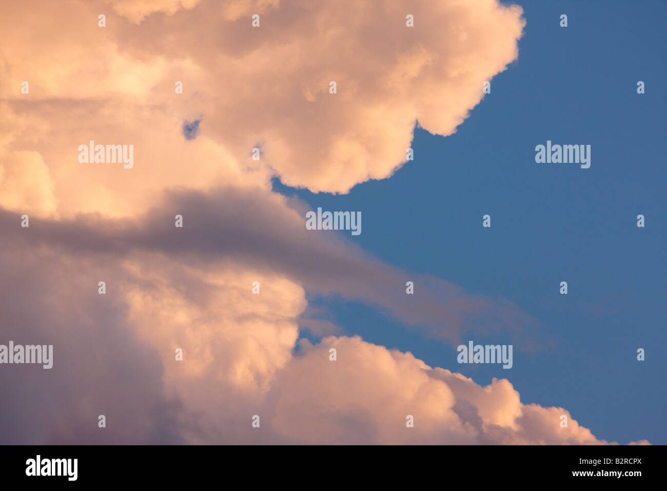 Clouds on blue sky Stock Photo