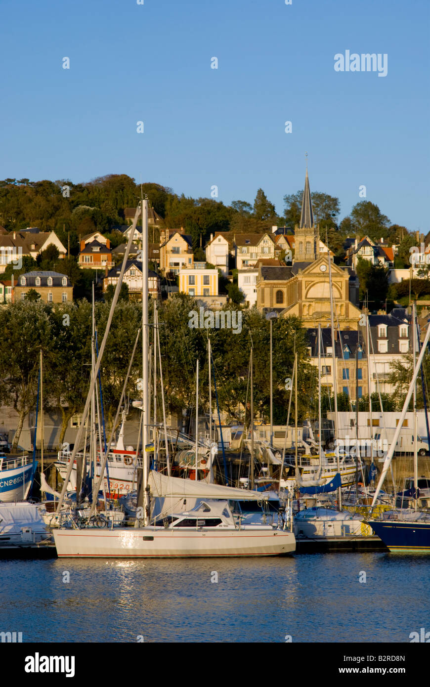 Europe France trouville normandy Cote fleurie Stock Photo