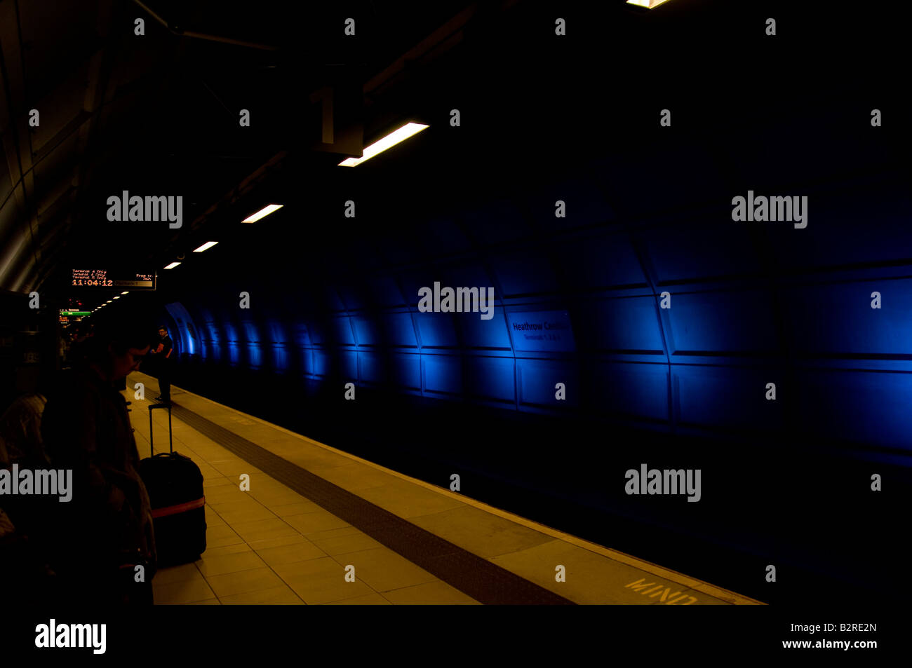 Heathrow Central underground station for terminals 1 2 and 3 Stock ...