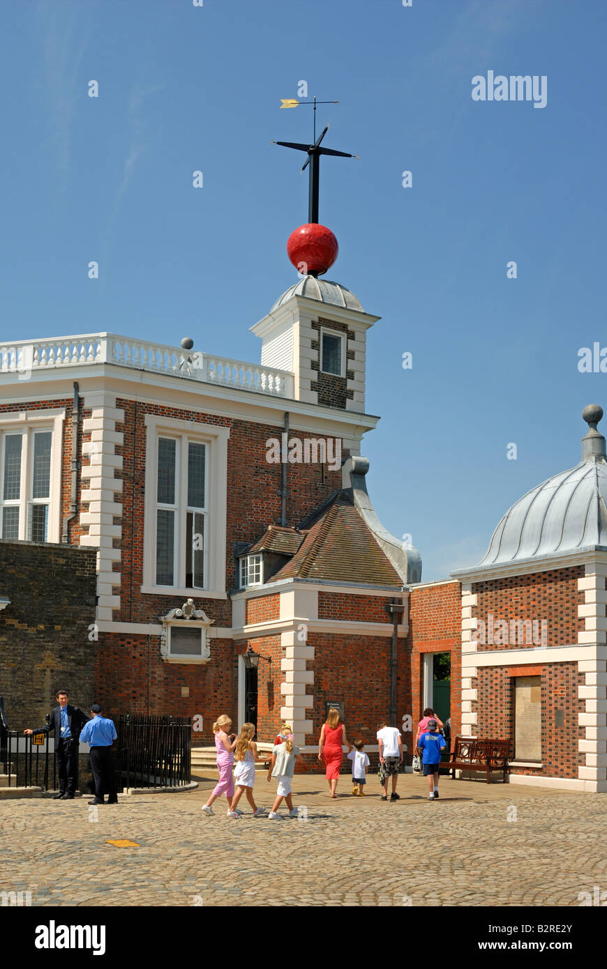 Octagon Room and Time Ball, Royal Observatory Greenwich Stock Photo