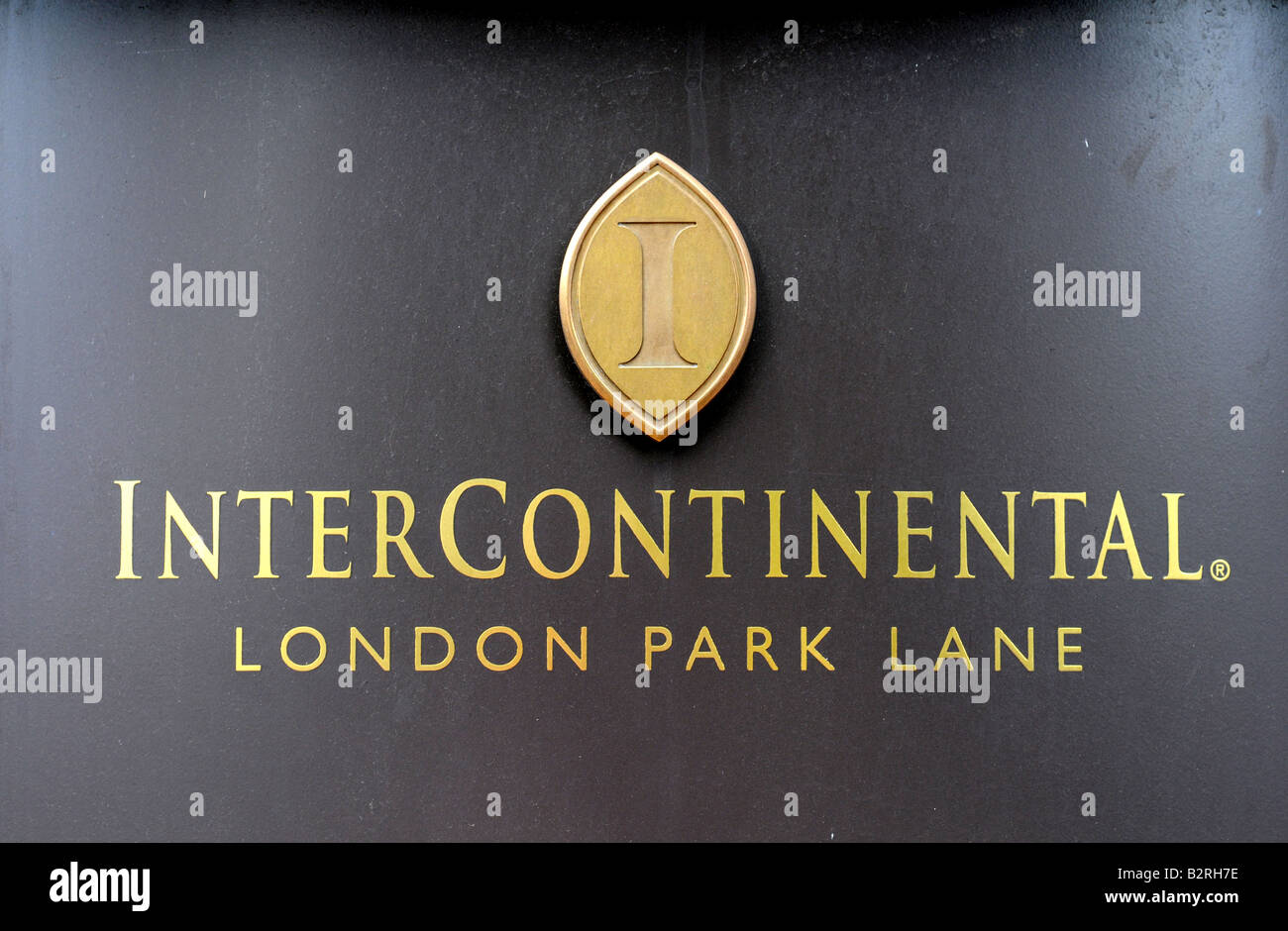 Intercontinental Hotel, Park Lane, London Stock Photo