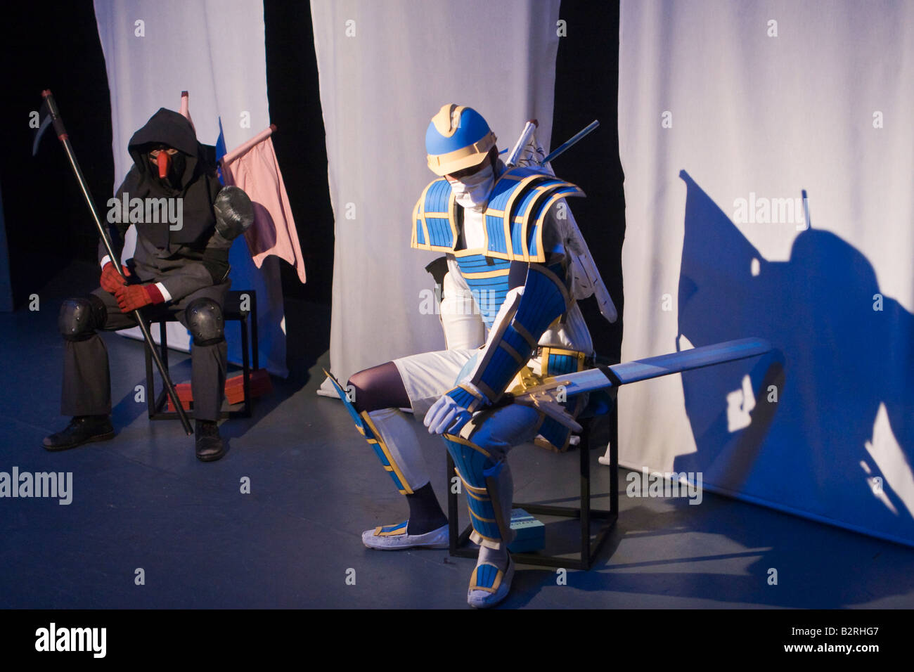 Dress rehearsal of a theatre production Stock Photo Alamy