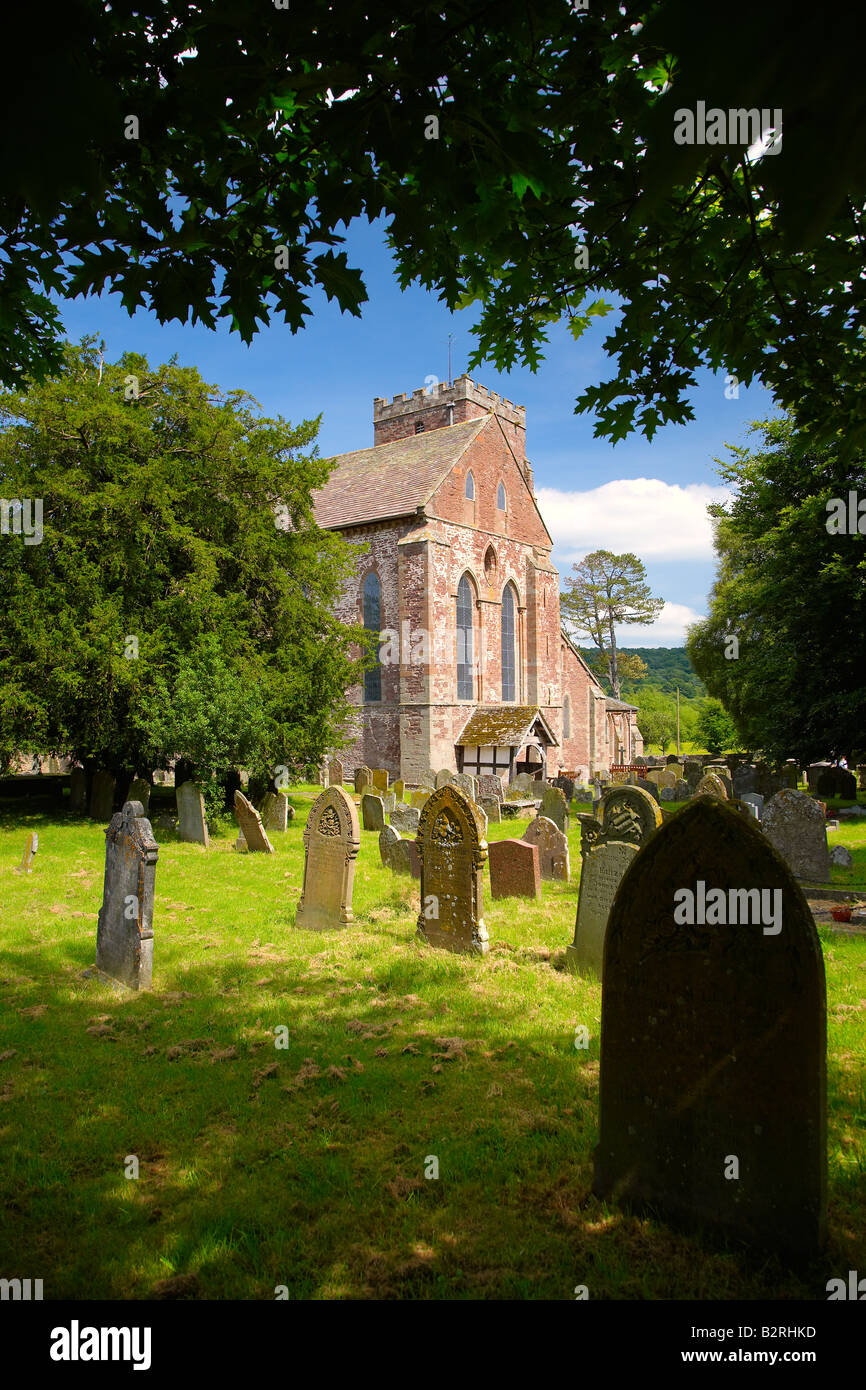 Dore Abbey and Church, near the Village of Abbey Dore in Herefordshire, England, UK Stock Photo