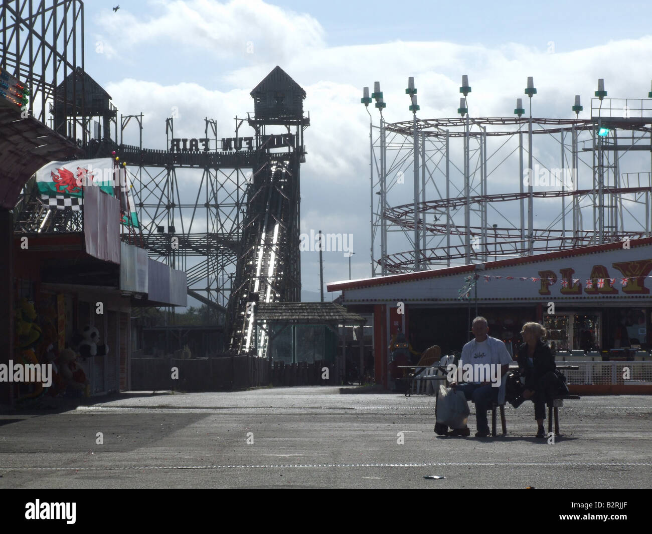 Rhyl seaside resort in north wales hires stock photography and images