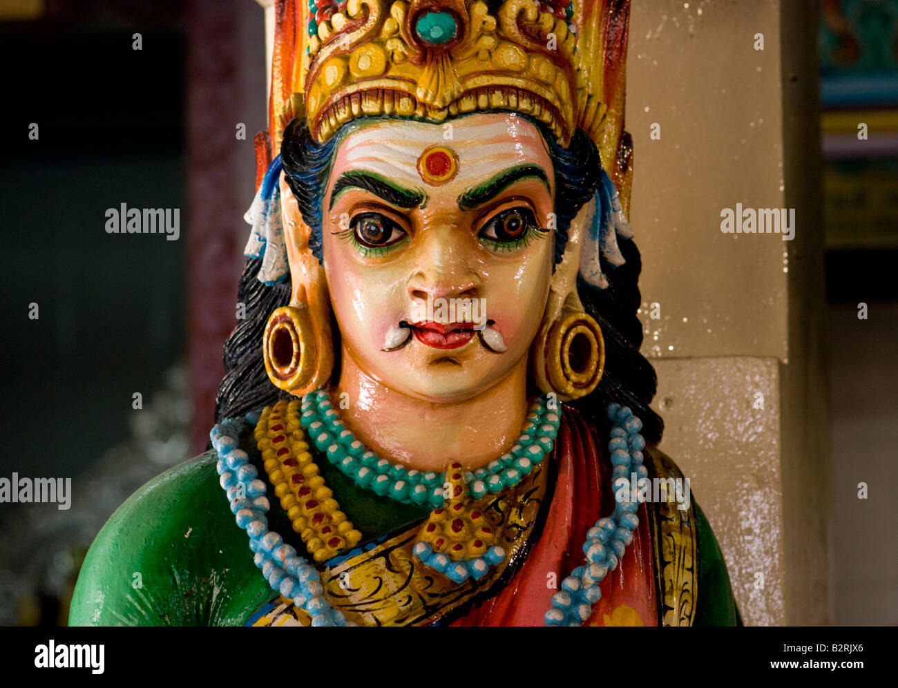A Hindu god, Singapore Stock Photo