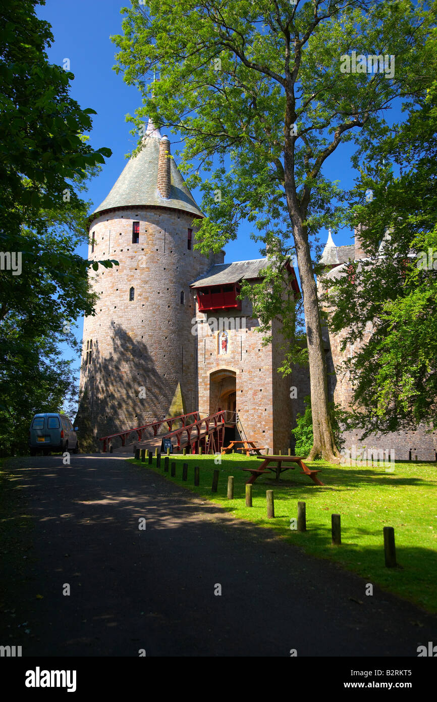 Castell Coch (Red Castle) Tongwynlais, Wales, UK Stock Photo