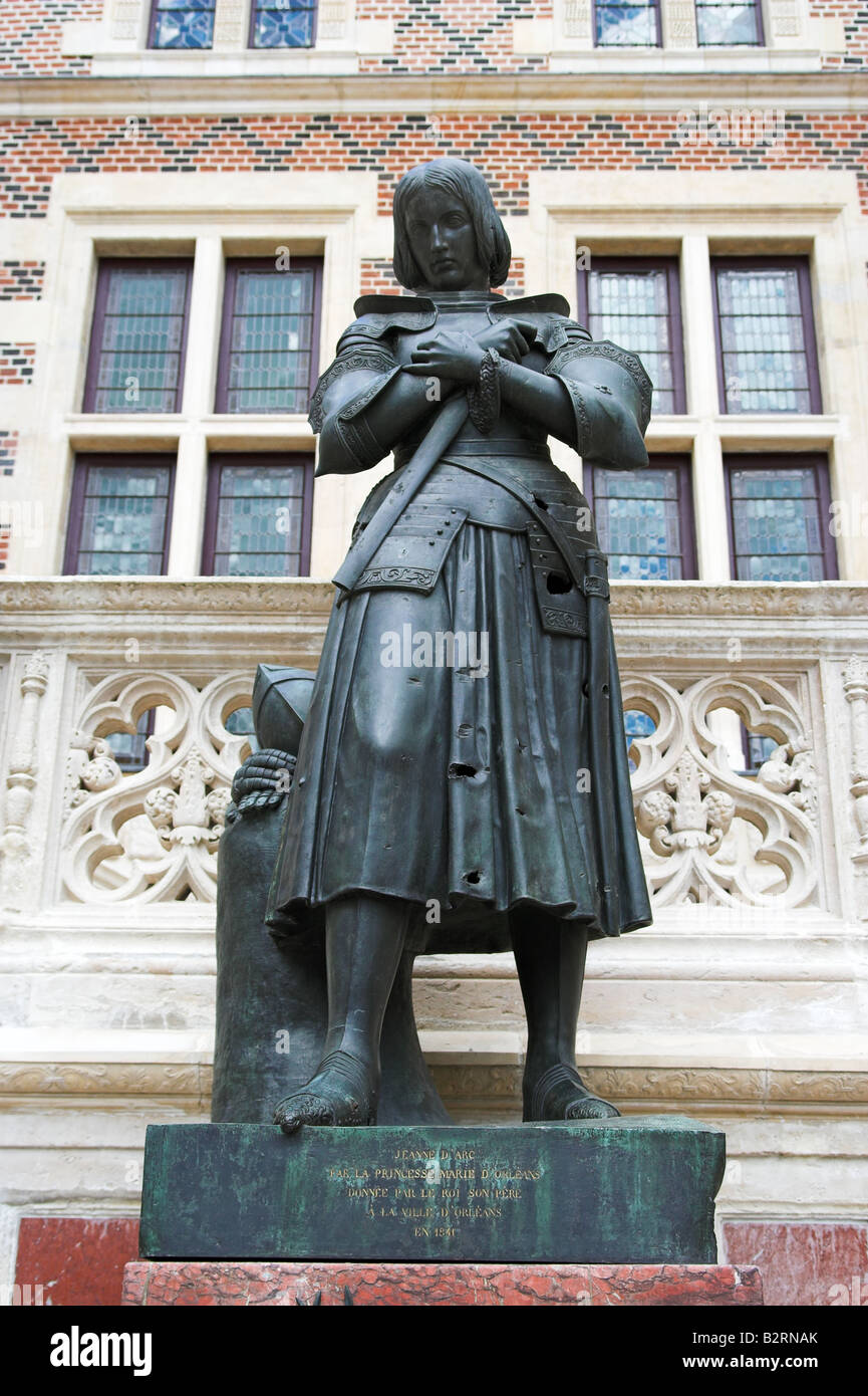 Statue Of Joan Of Arc Stock Photo Alamy