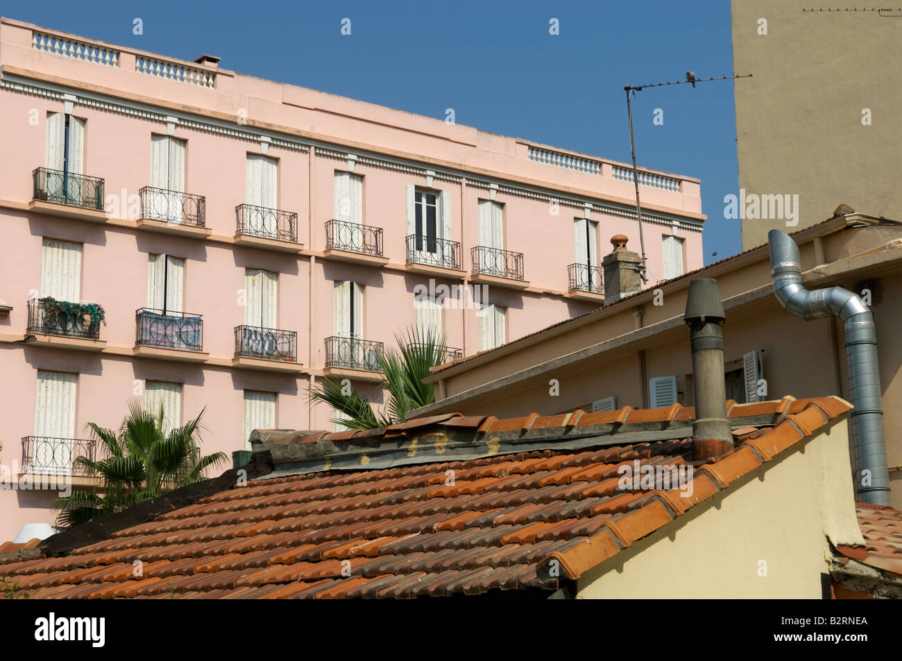 A block of holiday flats in the South of France Stock Photo Alamy