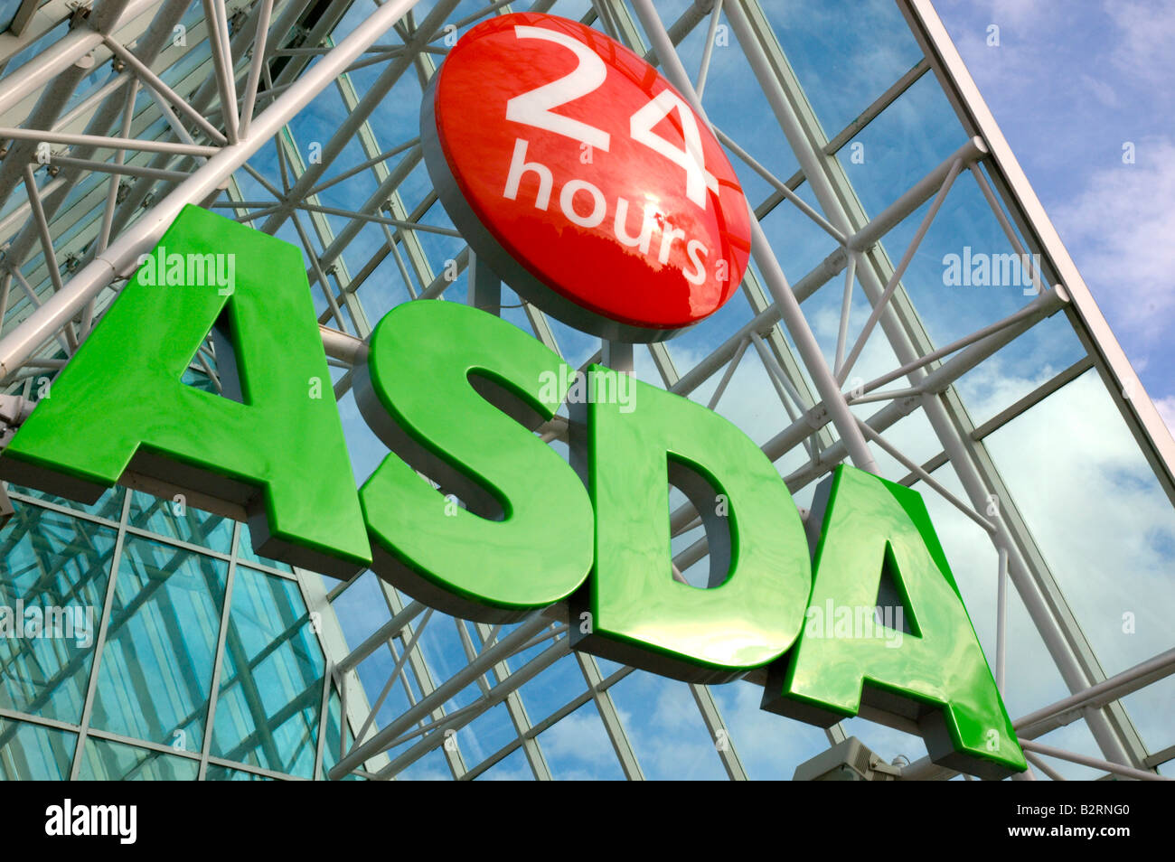 Asda 24 hour superstore atrium, Lower Earley, Reading, Berkshire, UK