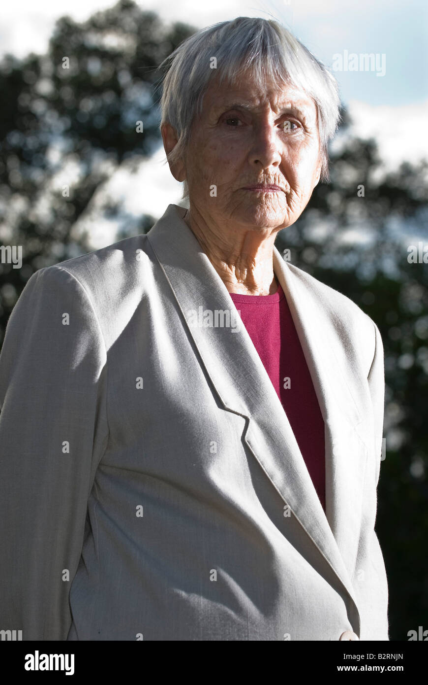 Mature woman wearing coat hi-res stock photography and images - Alamy