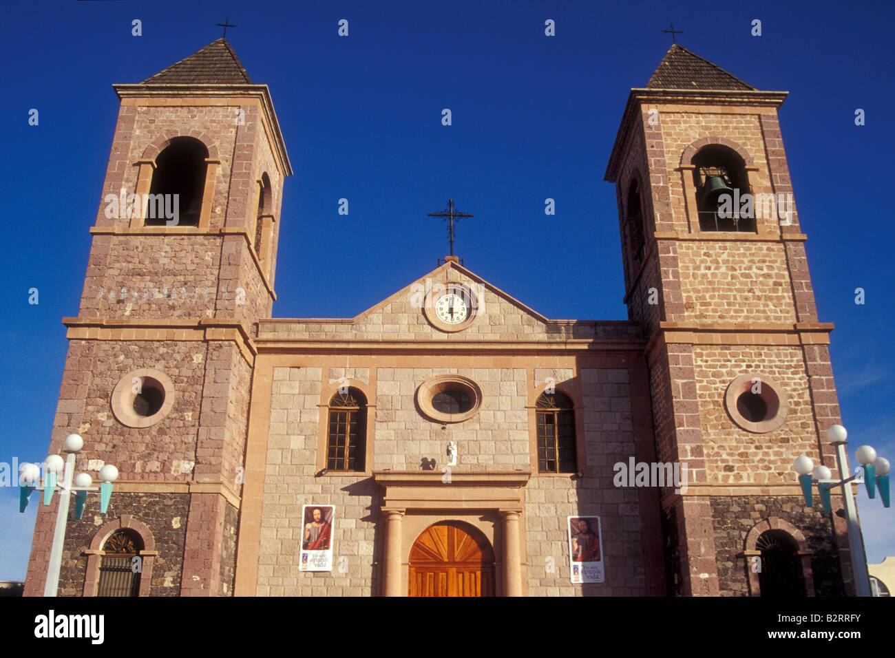 The Catedral de Nuestra Senora de la Paz cathedral in the city of La Paz, Baja California Sur, Mexico Stock Photo
