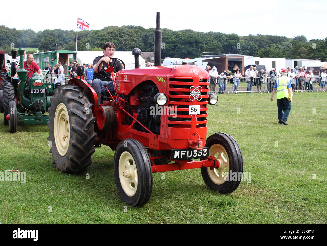 A vintage Massey Harris tractor at the Cromford Steam Engine Rally 2008