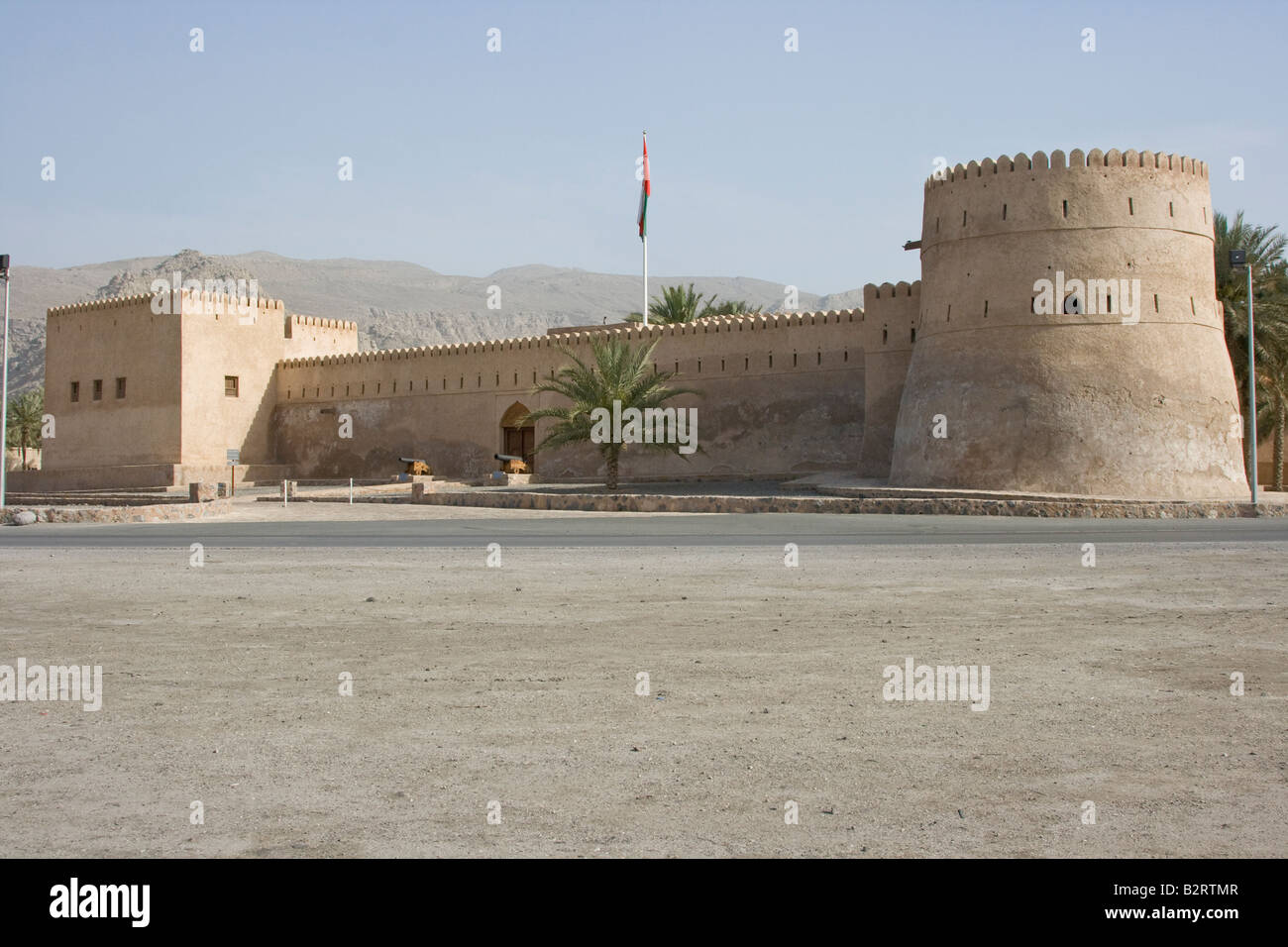 Khasab Castle in Khasab on the Musandam Peninsula in Oman Stock Photo