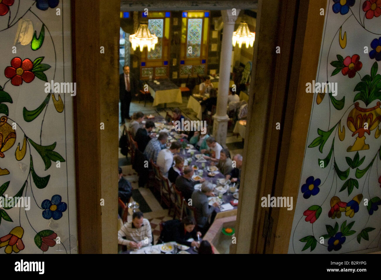 Bait Khawali House Turned Restaurant in the Old City in Damascus Syria