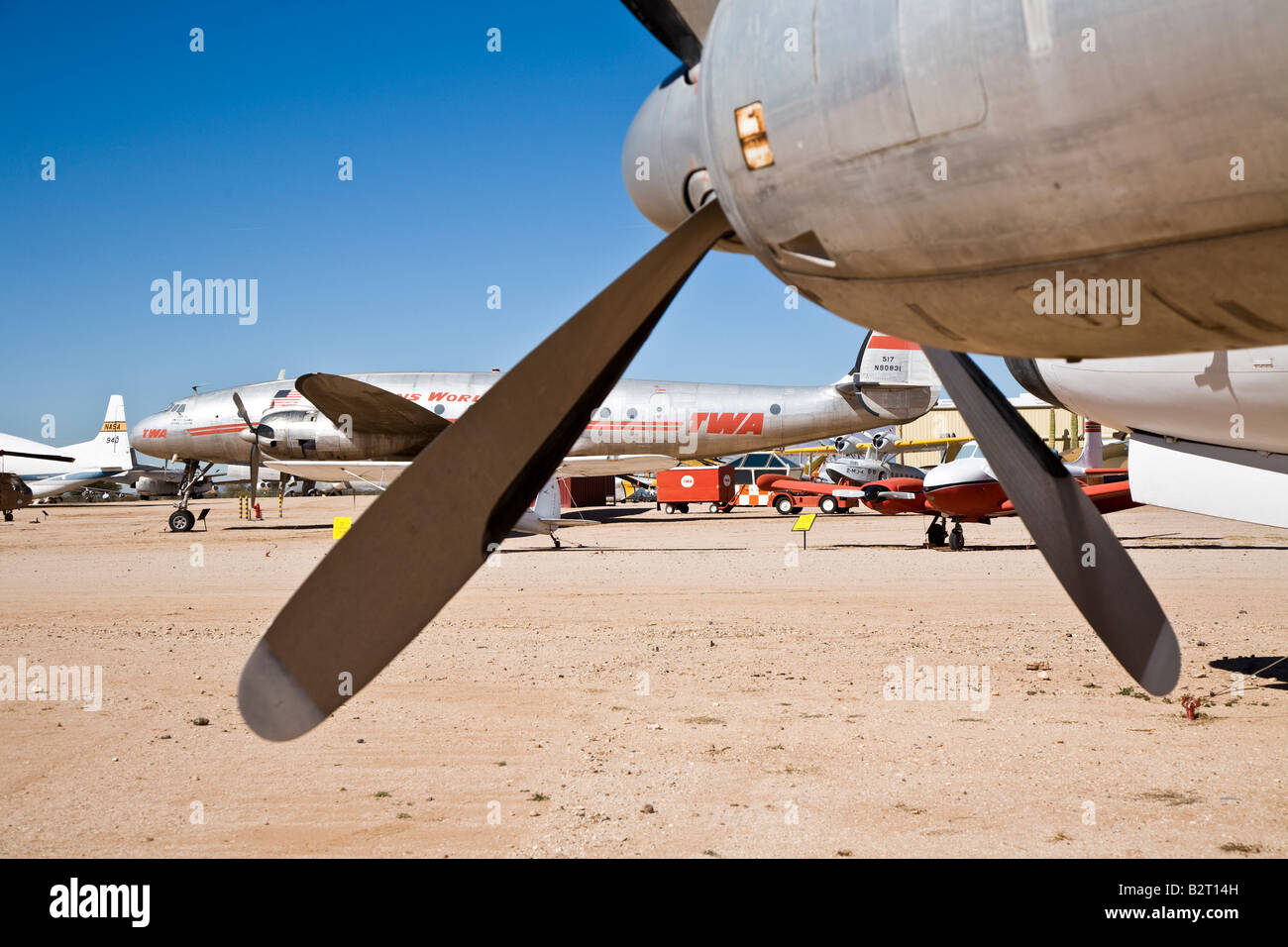 Propellers at the Pima Air and Space Museum Tucson Arizona, USA Stock Photo