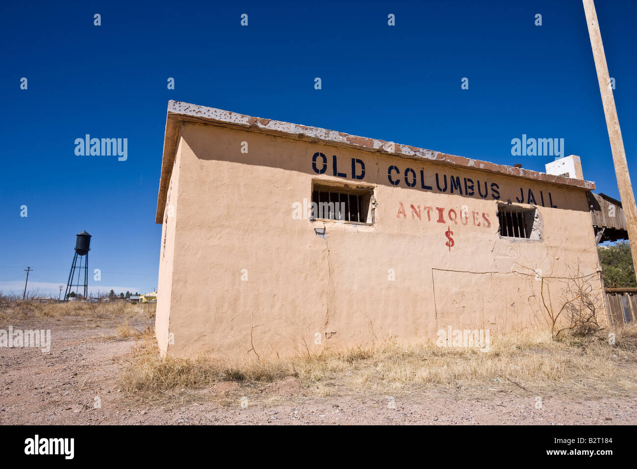 Old jail house Columbus New Mexico USA Stock Photo Alamy