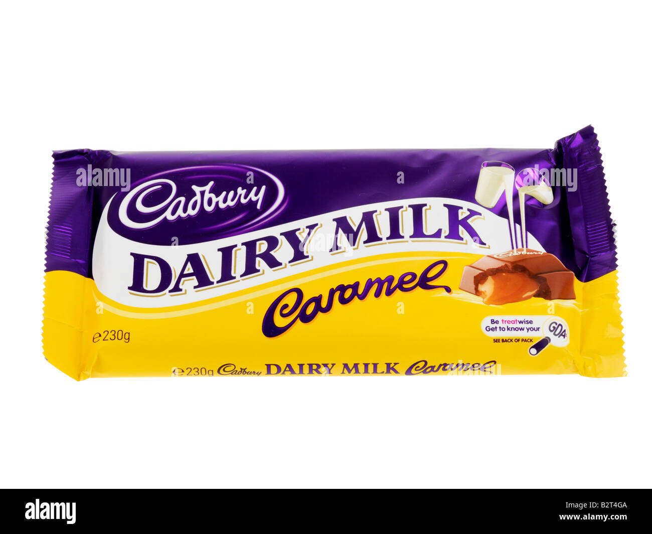 Caramel Milk Chocolate Bar Stock Photo Alamy
